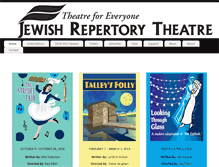 Tablet Screenshot of jewishrepertorytheatre.com